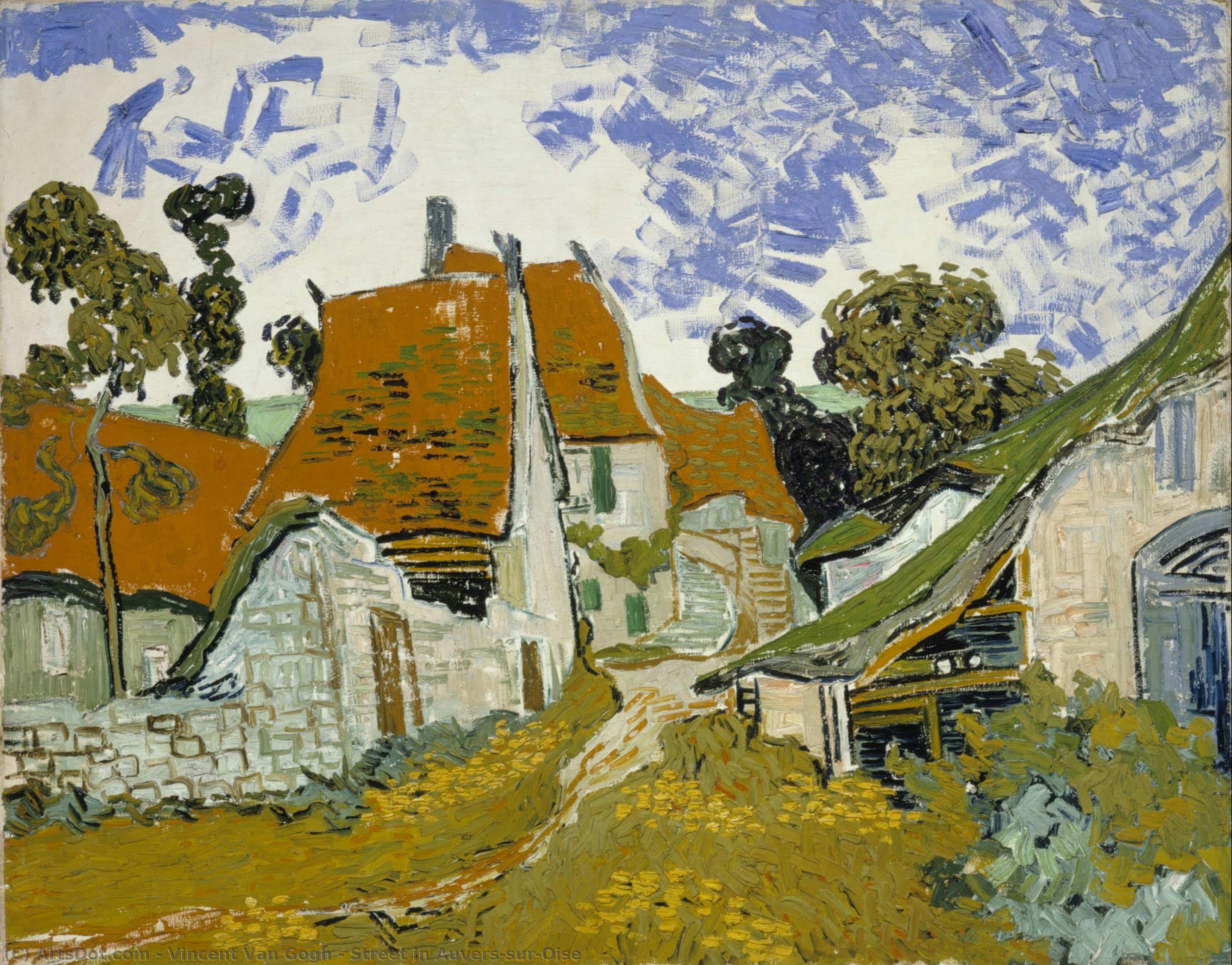 Calle En Auvers-sur-oise — Vincent Willem Van Gogh