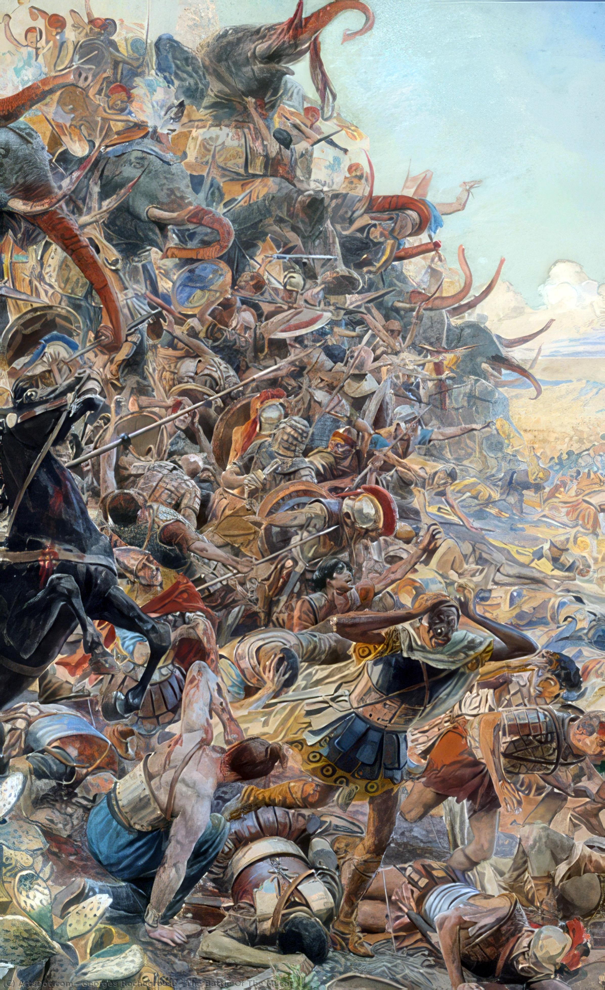 The Battle Of The Macar — Georges Antoine Rochegrosse