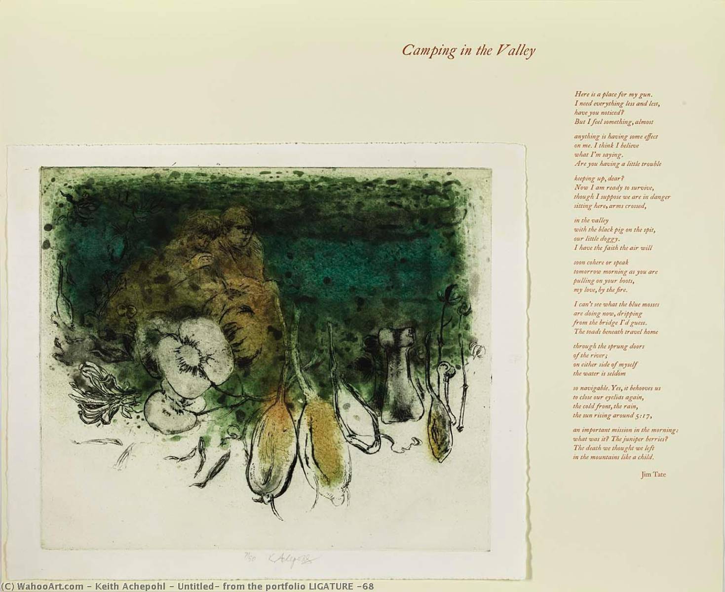 Untitled, From The Portfolio Ligature '68 — Keith Achepohl