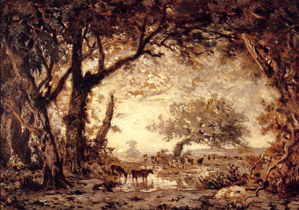 Edge Of The Forest Of Fontainebleau — Théodore Rousseau (pierre Etienne Théodore Rousseau)