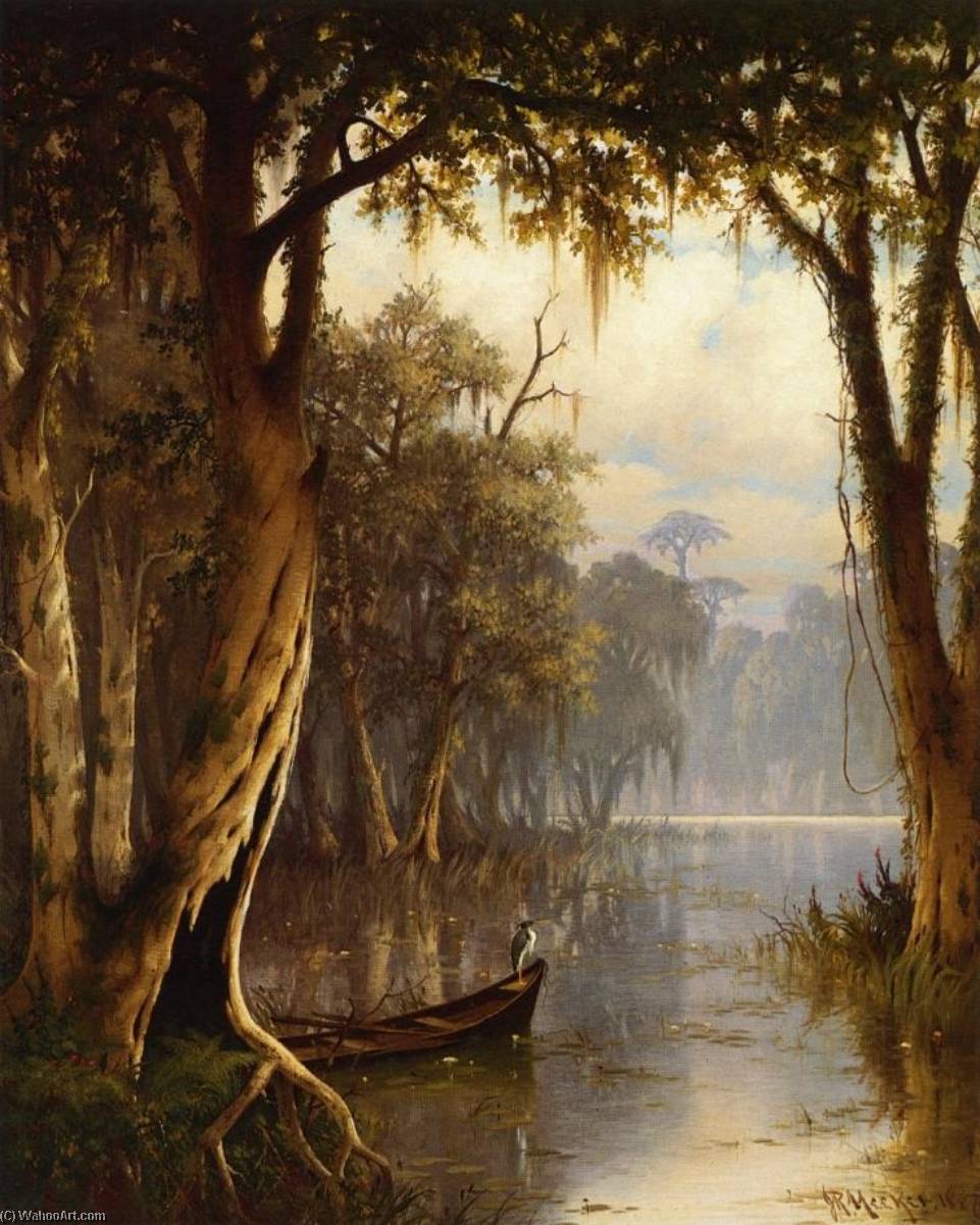 Louisiana Bayou — Joseph Rusling Meeker