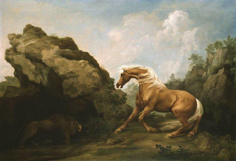 Horse Frightened By A Lion 1 — George Stubbs