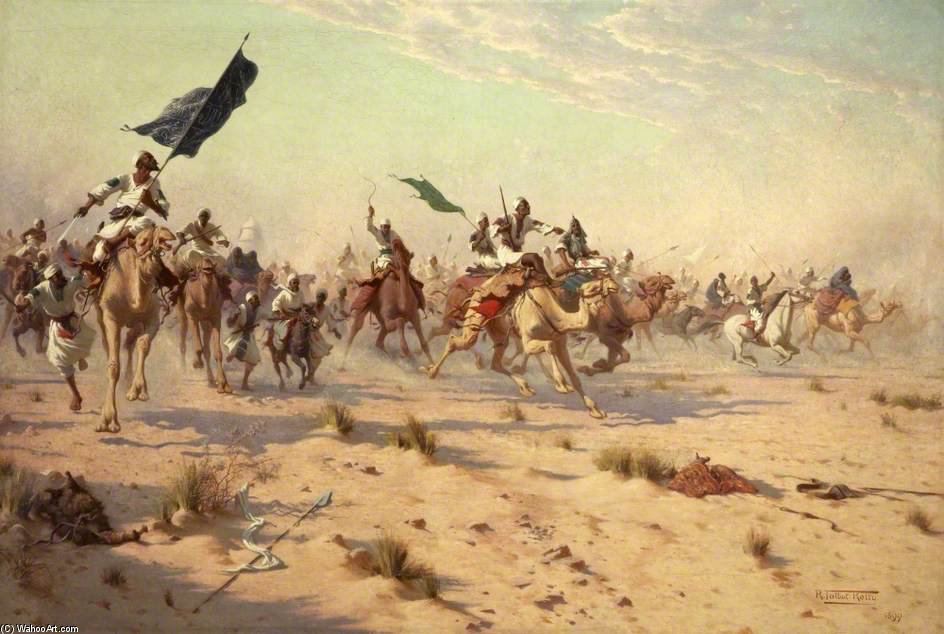 The Flight Of The Khalifa After His Defeat At The Battle Of Omdurman — Robert George Talbot Kelly