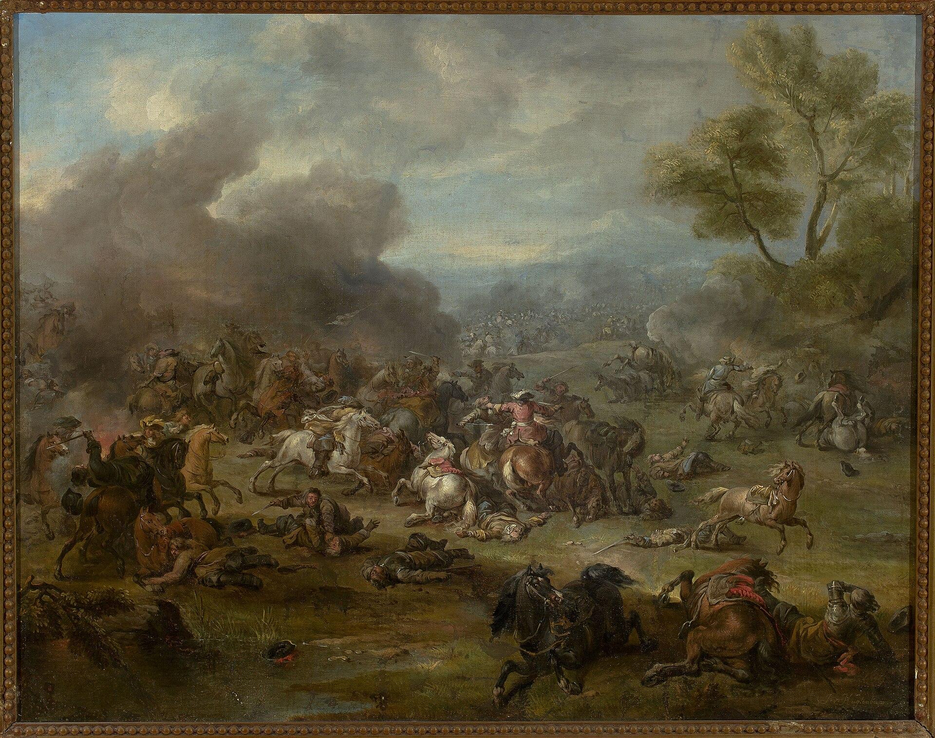 A Battle Scene — Jan Van Huchtenburgh