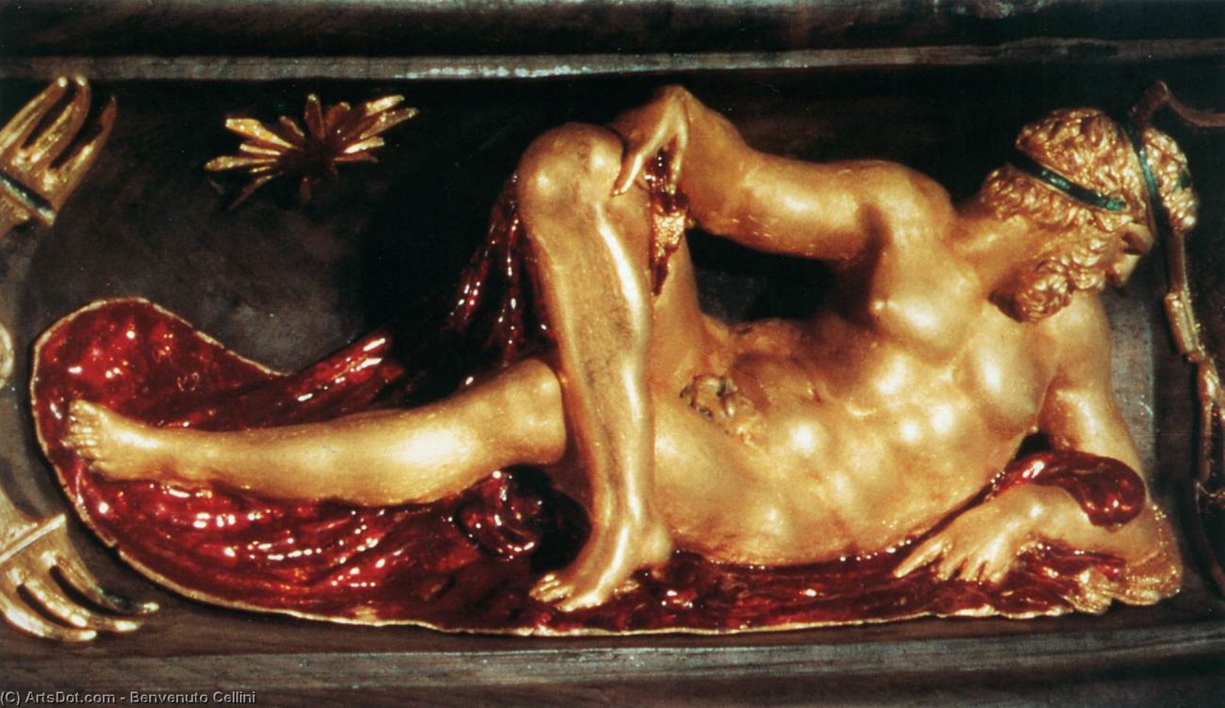 Salt Cellar (detail) — Бэнвентуто Челлини