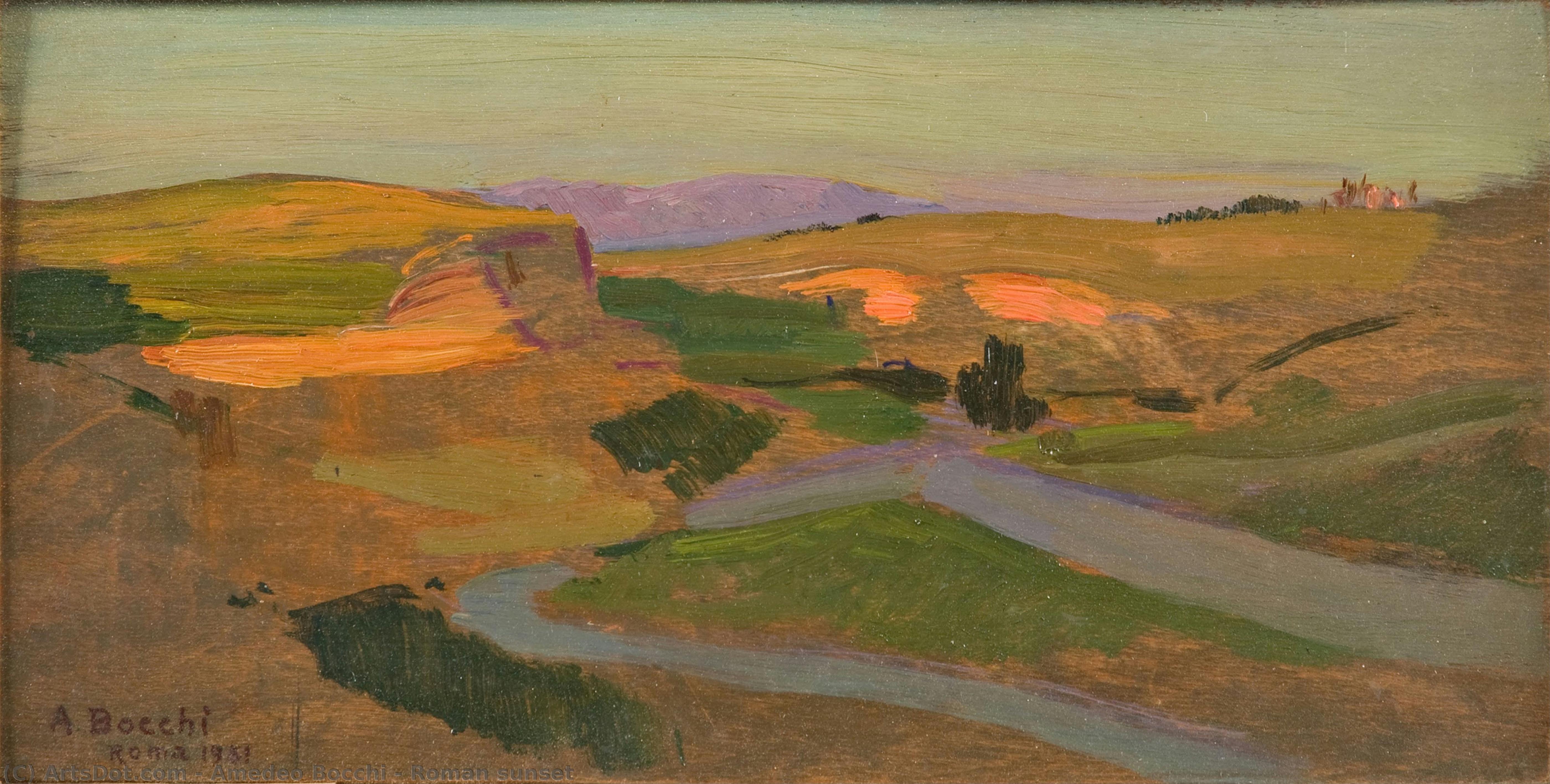 Roman Sunset — Amedeo Bocchi