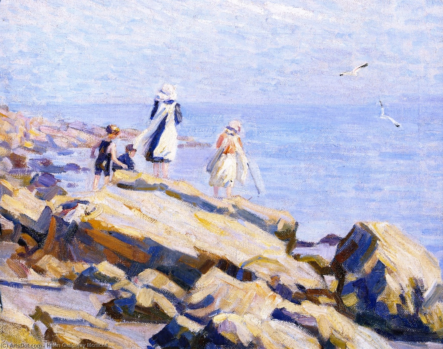 Children On The Rocks — Helen Galloway Mcnicoll