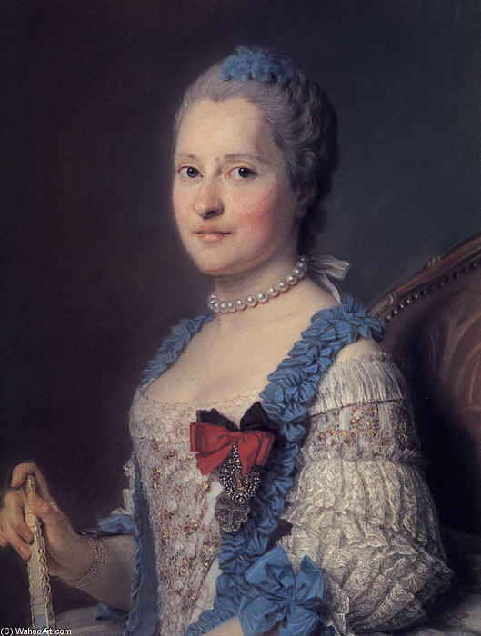Marie Josephe Of Saxony — Maurice Quentin De La Tour