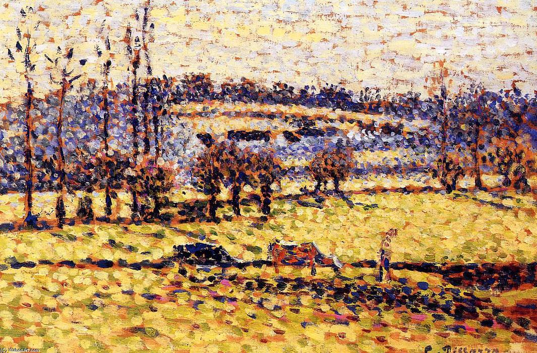 Meadow At Bazincourt — Camille Pissarro