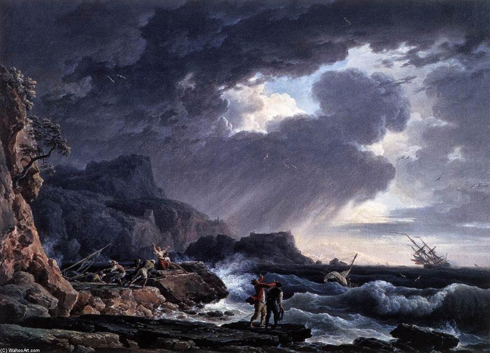 Nocturnal Seastorm — Клод-жозеф Верне