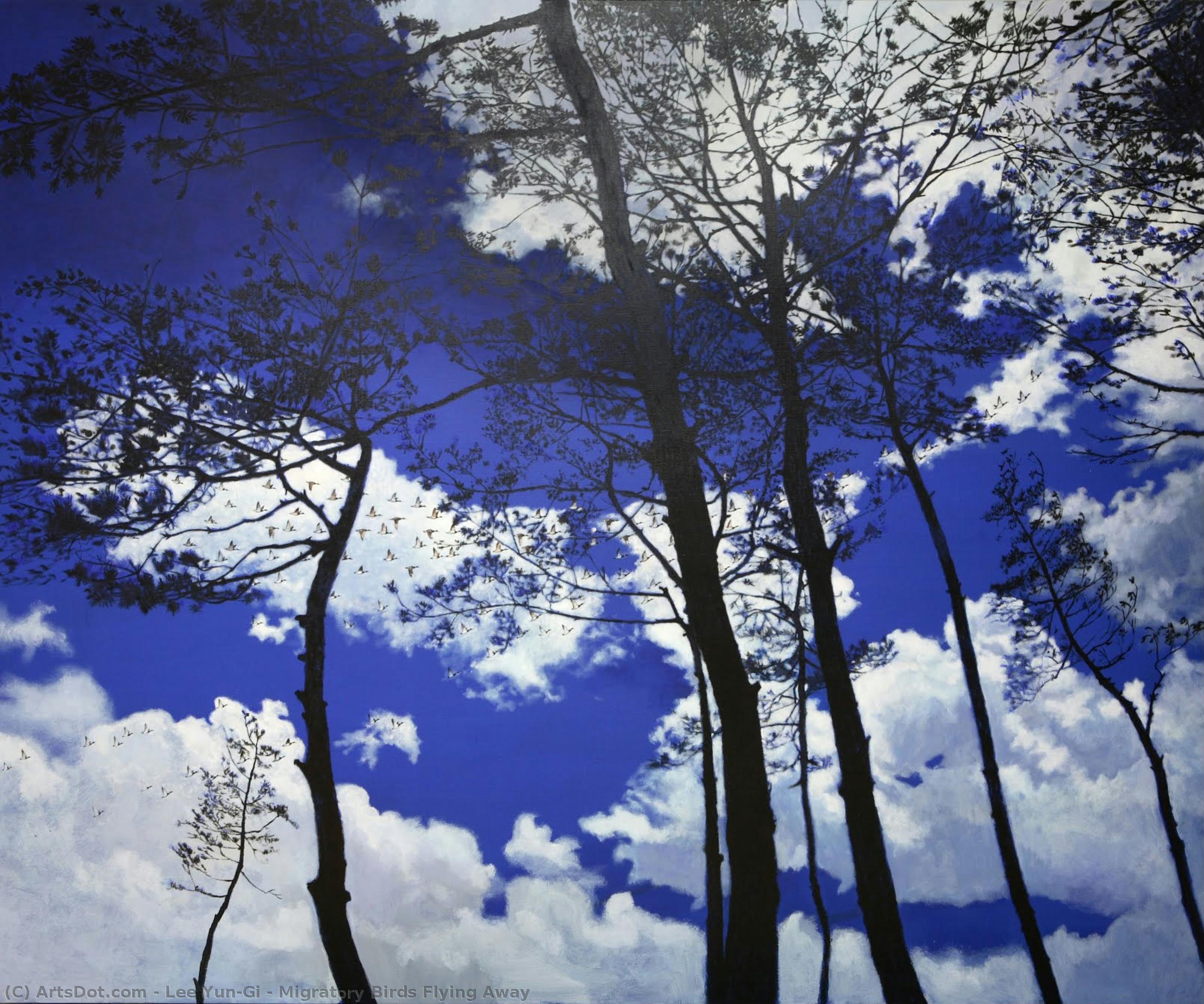 Migratory Birds Flying Away — Lee Yun-gi