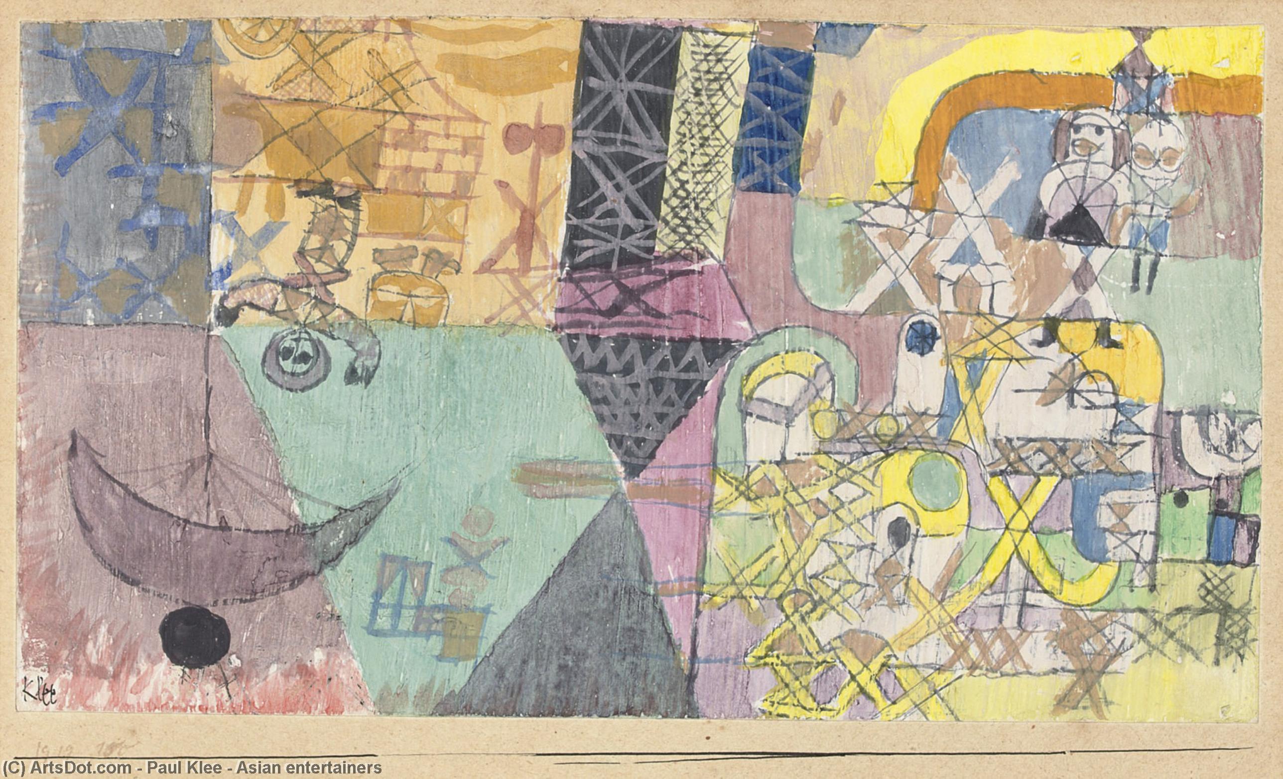 Asian Entertainers — Paul Klee