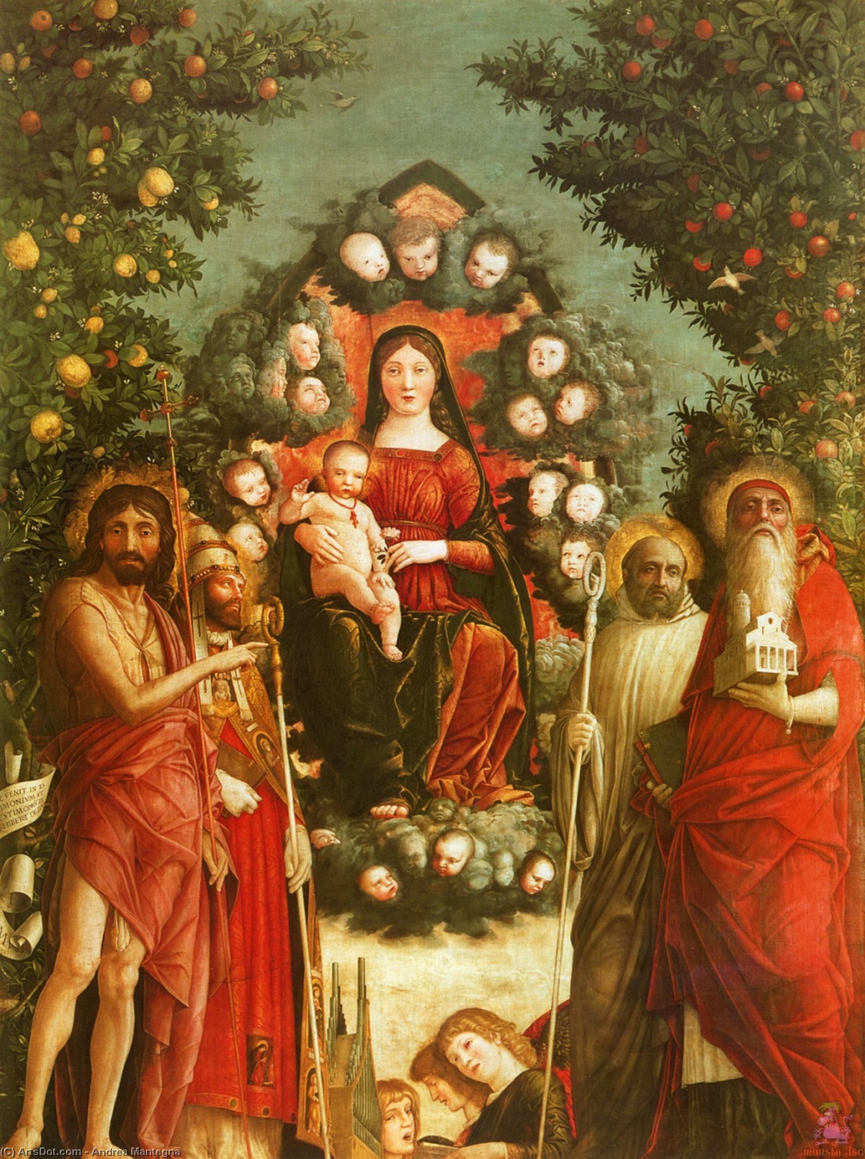 Trivulzio Madonna — Andrea Mantegna