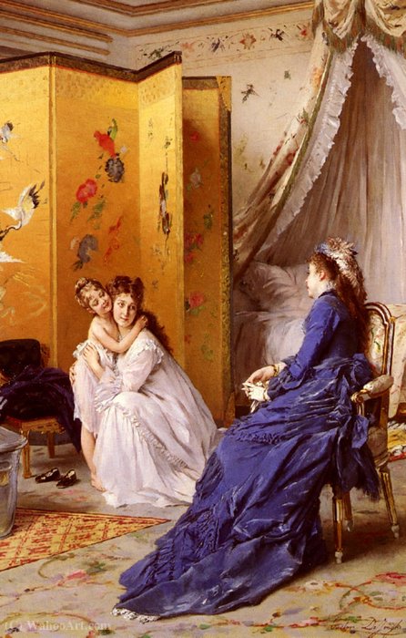 Apres Le Bain — Gustave Léonhard De Jonghe