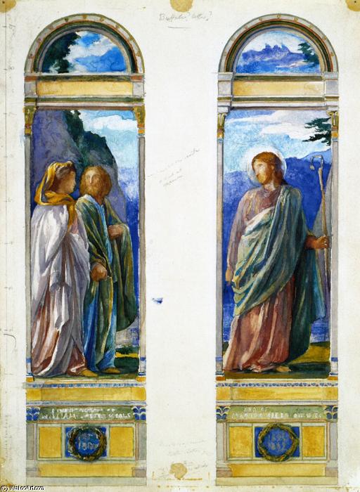 Christ And The Pilgrims — John La Farge