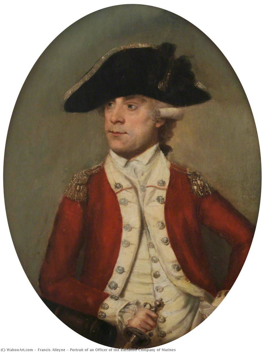 Portrait Of An Officer Of The Battalion Company Of Marines — Francis Alleyne