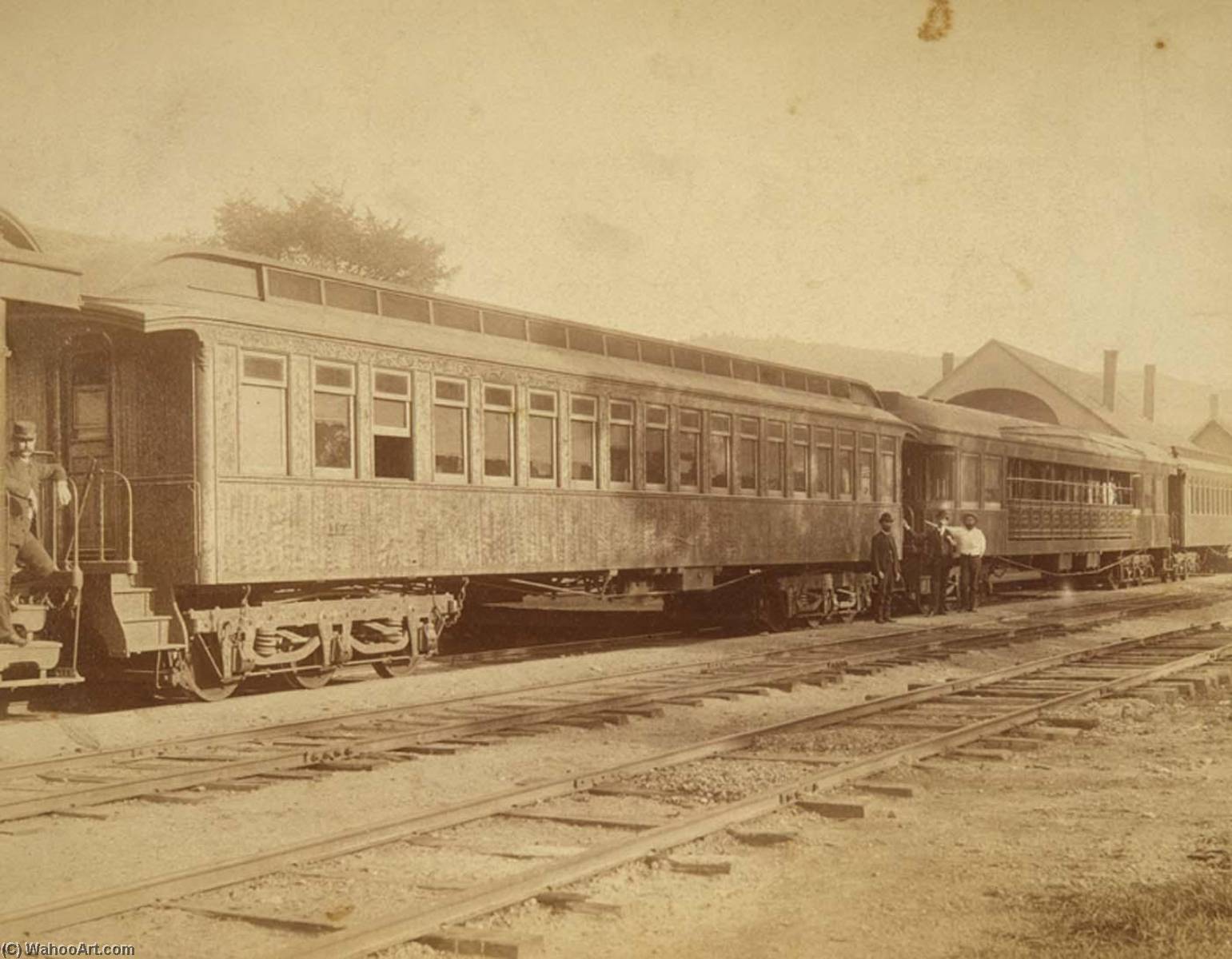 White Mountain Train, From The Album Views Of Charlestown, New Hampshire — Gotthelf Pach