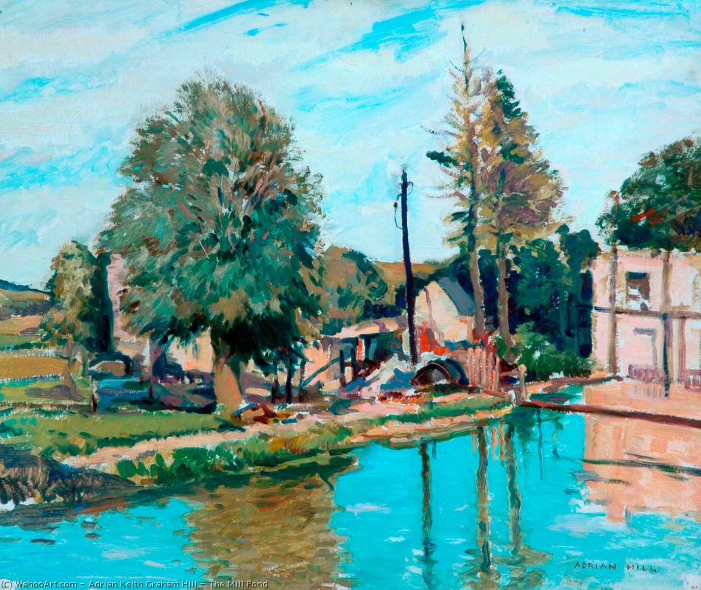 The Mill Pond — Adrian Keith Graham Hill