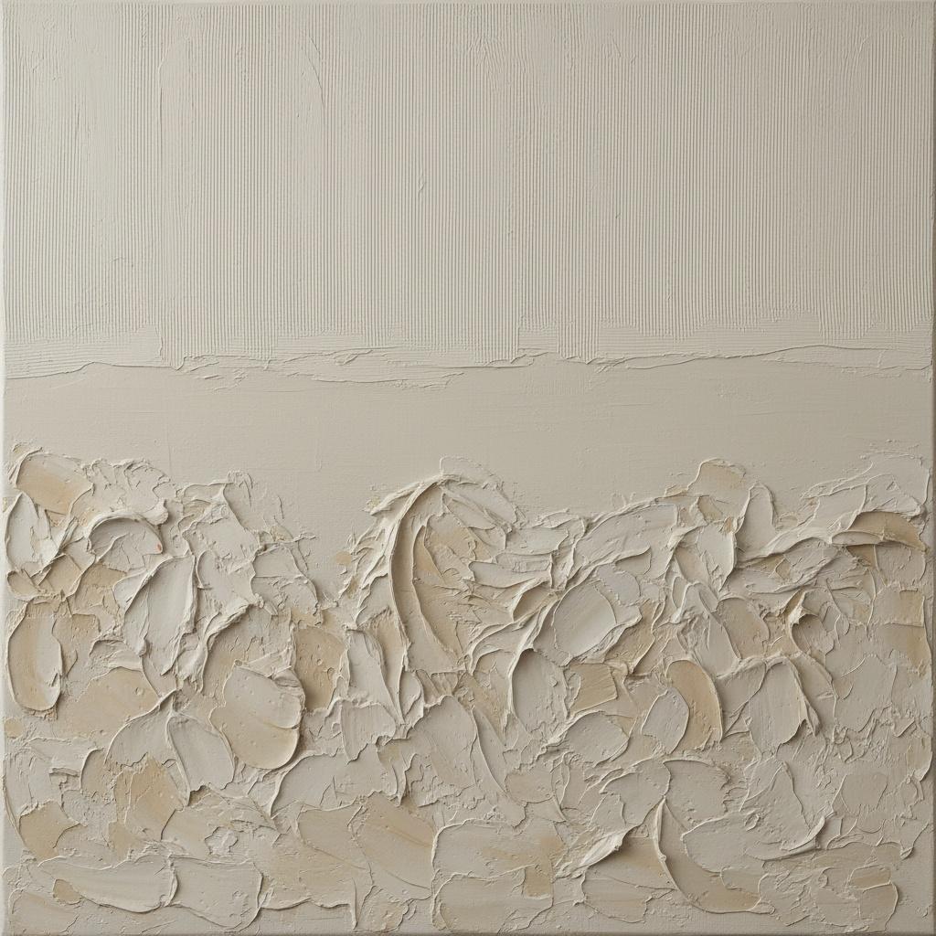 Monolithic Resonance: A Singular Composition Of Ribbed Ivory And Sculptural Earth Tones — David Moreau