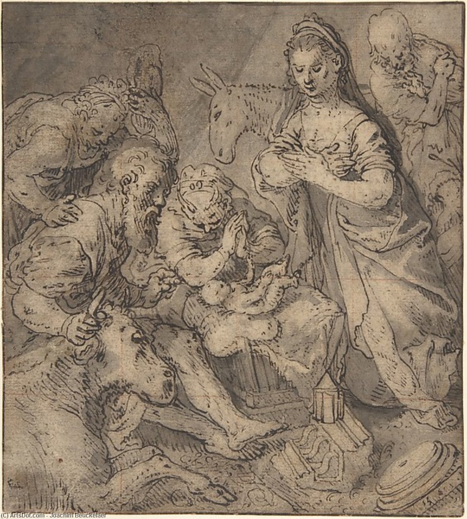 Adoration Of The Shepherds — Joachim Beuckelaer