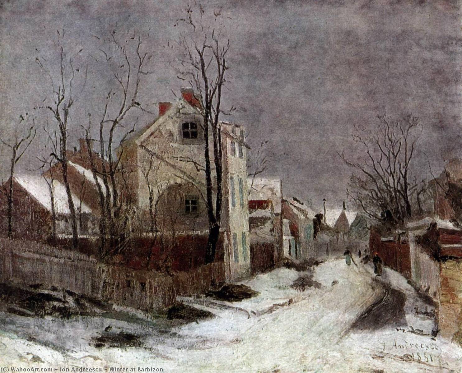 Winter At Barbizon — Ion Andreescu