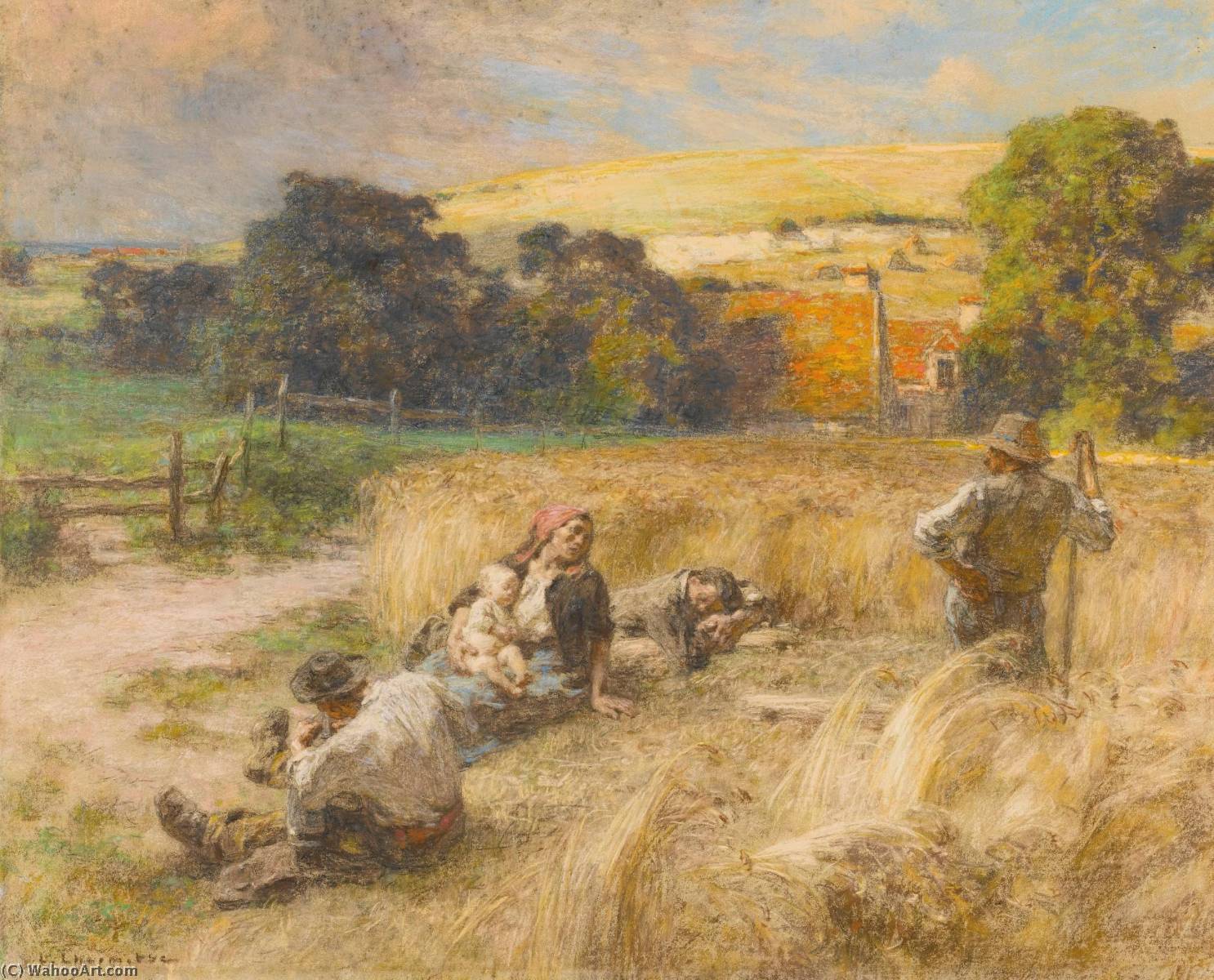 En Moisson — Леон Огистен Лермит