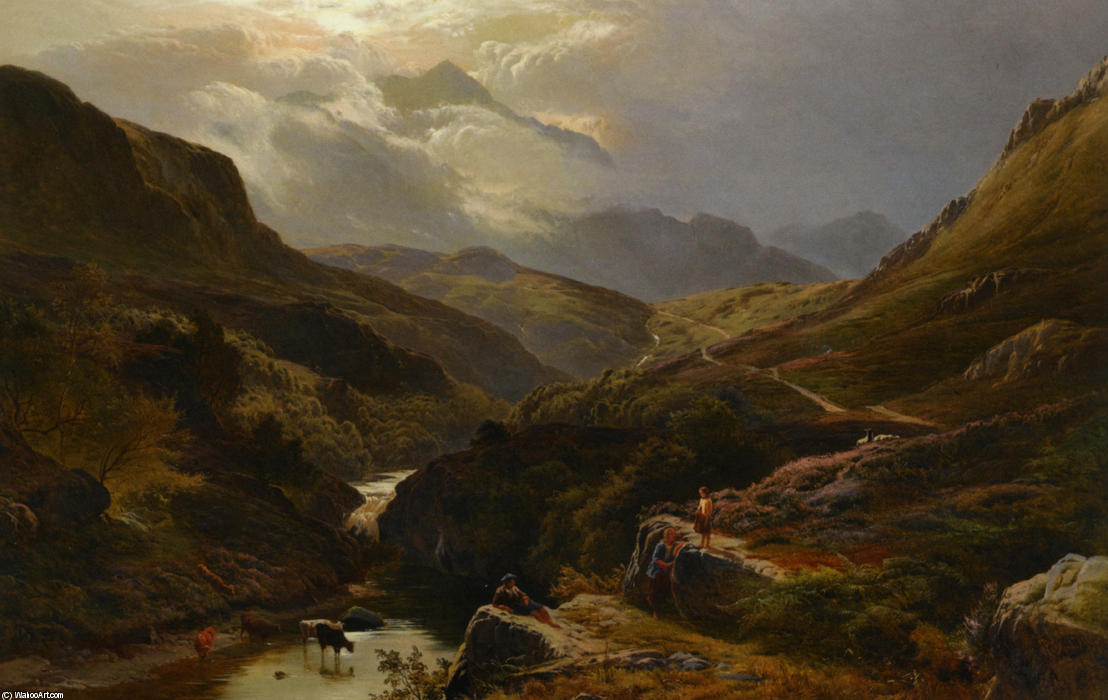 The Road To Loch Turrett — Sidney Richard Percy