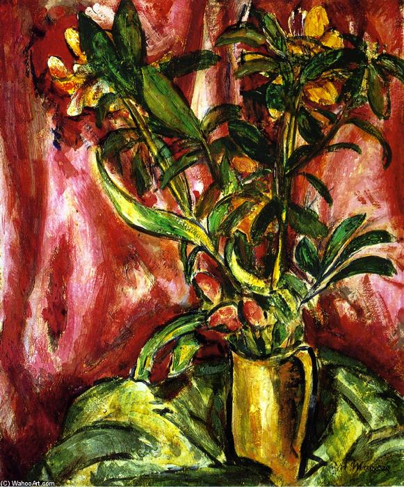 Flowers Red And Green — Alfred Henry Maurer