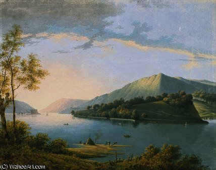 Landscape Along The Rhine — Joseph August Knip