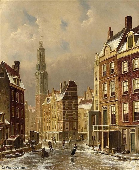 A View Of The Munttoren — Oene Romkes De Jongh