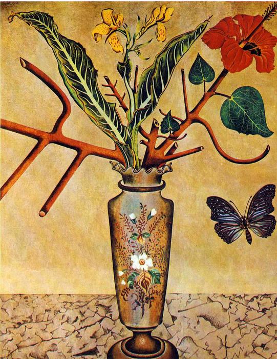 Flores Y Mariposa — Joan Miró