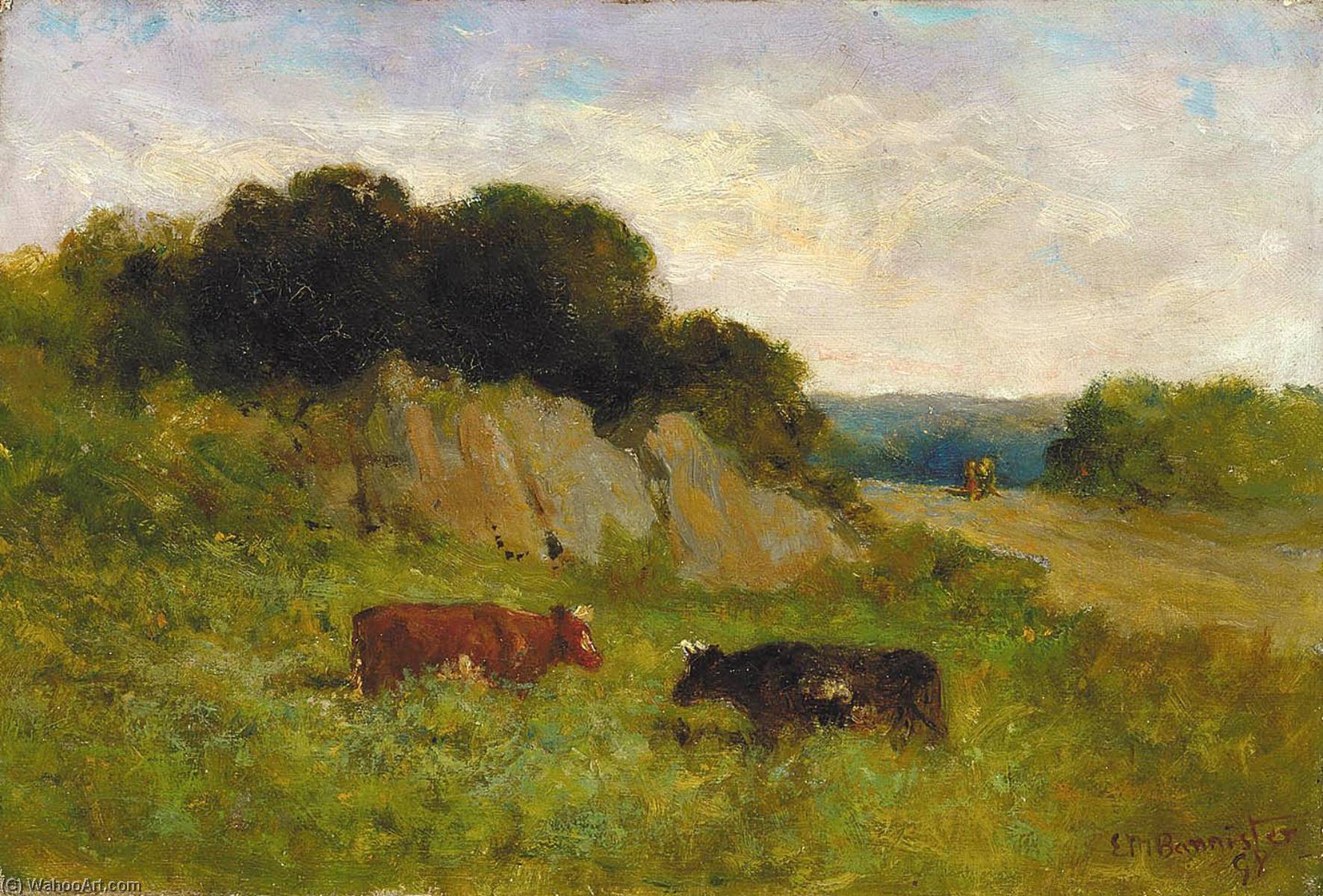 Untitled (landscape With Two Cows) — Эдвард Митчелл Бэннистер