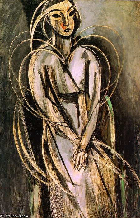 Madame Yvonne Landsberg, Leinwandölfarbe, Philad — Henri Matisse