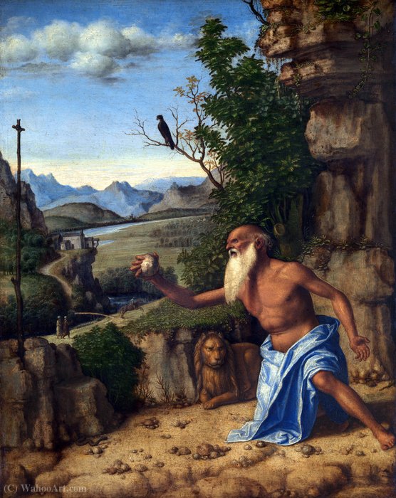 Saint Jerome In A Landscape — Giovanni Battista Cima Da Conegliano