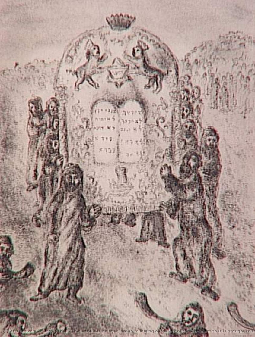 The Israelites Go Over Jordan Following Of The Ark Of The Covenant That Is Brought To Them At The Behest Of Joshua (joshua, Iii, 3-6) — Marc Chagall