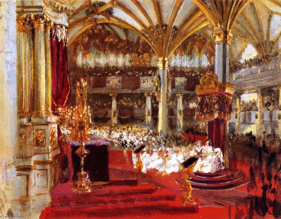 Sketch For The Coronation Of King William I At Königsberg — アドルフ・メンツェル