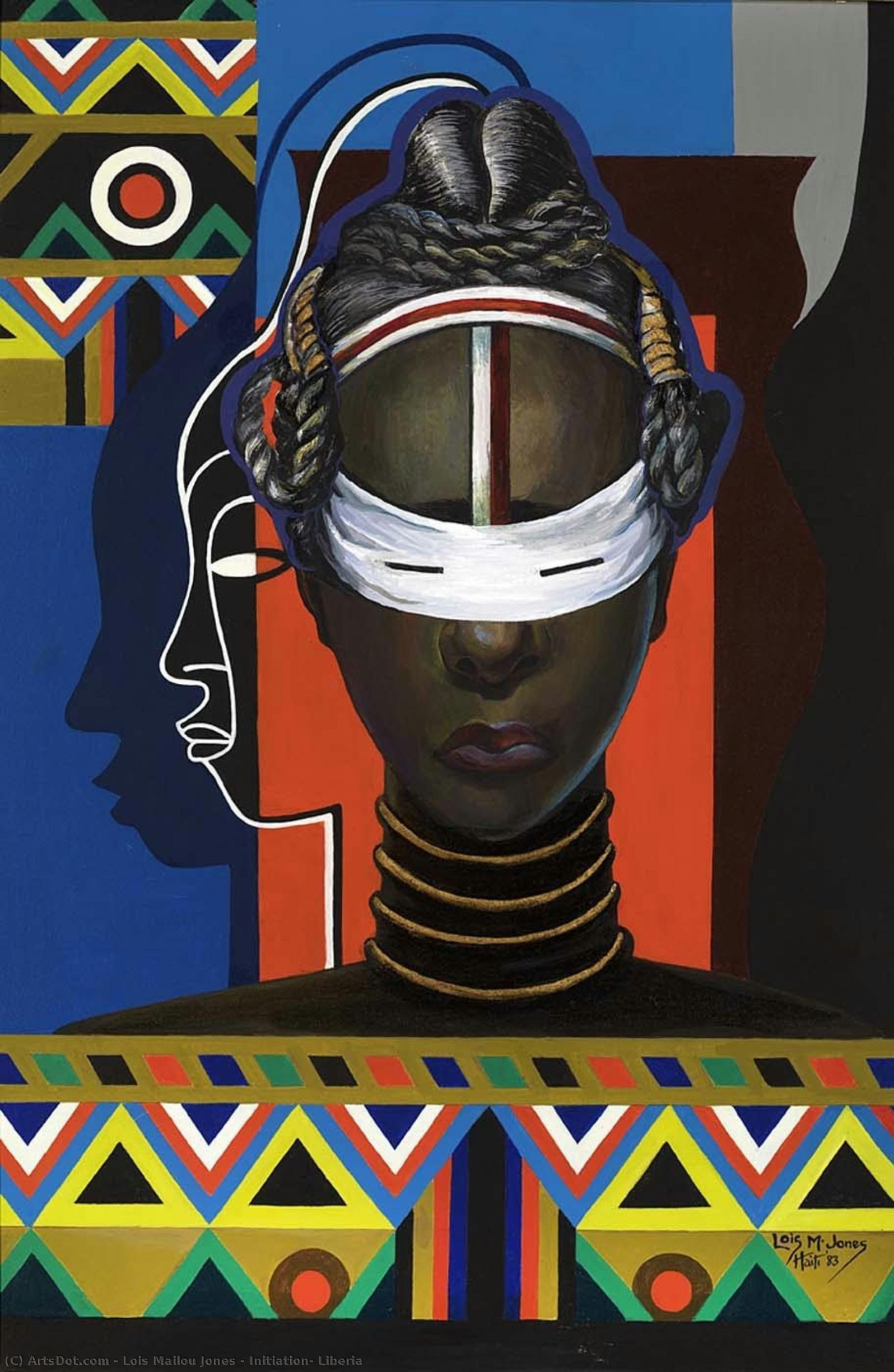 Initiation, Liberia — Lois Mailou Jones