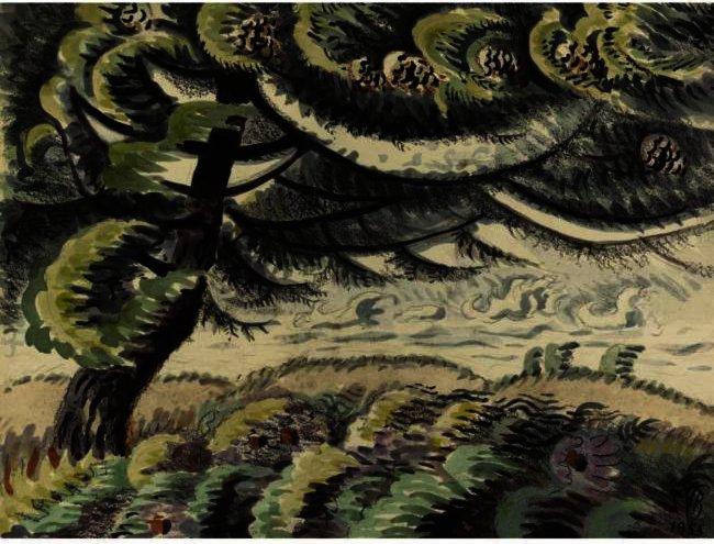 Hemlock In Wind — Čarls Burčfild