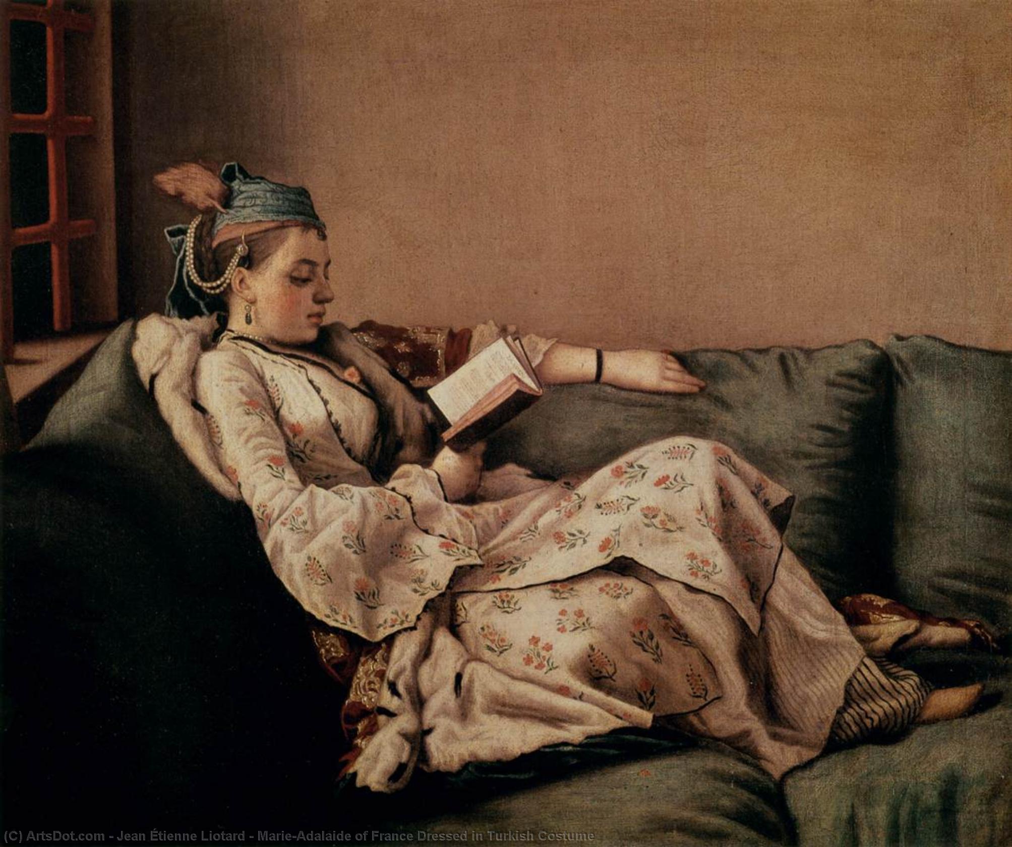 Marie-adelaide Von Frankreich In Türkischem Kostüm — Jean-étienne Liotard
