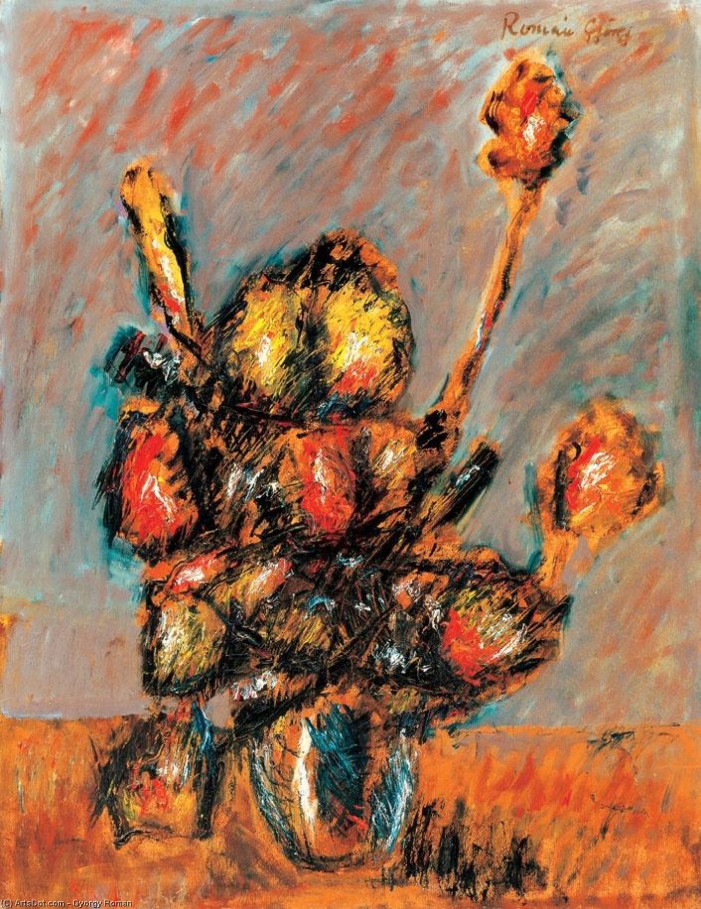 Flowers In Vase — Gyorgy Roman