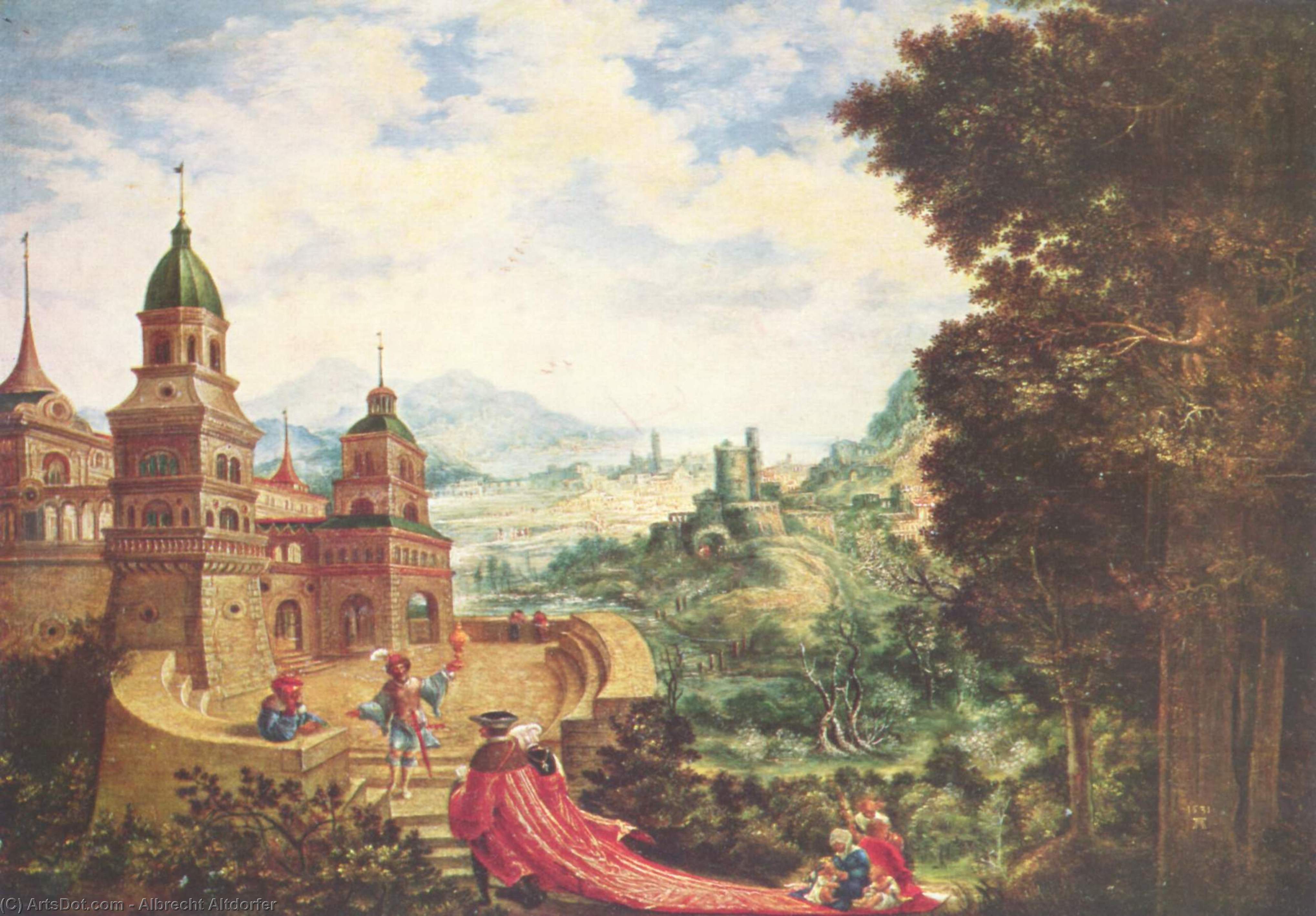 The Pride Of The Beggar Sitting On The Train — Albrecht Altdorfer