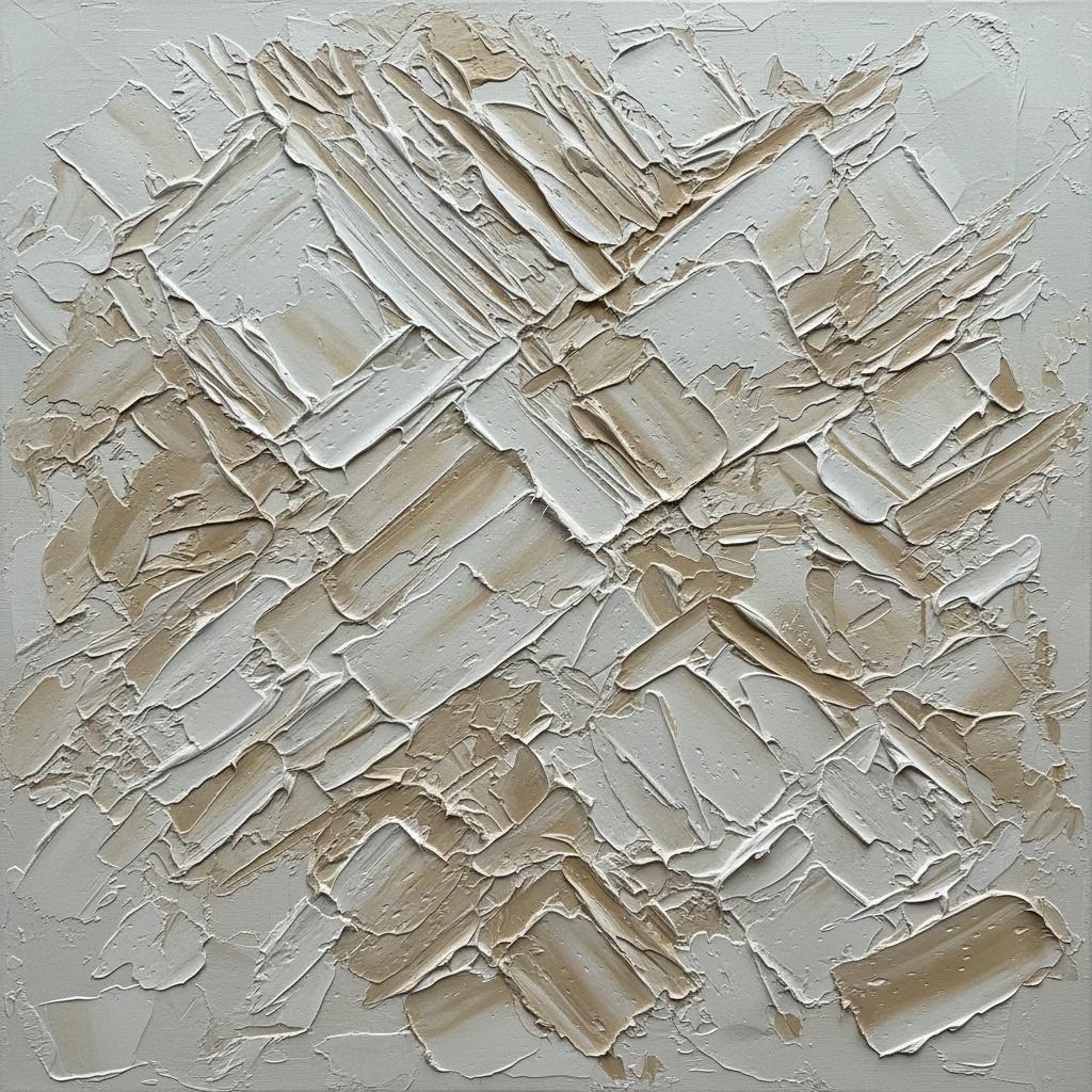 Radiant Fragments Of Alabaster: A Monumental Study In Sculptural Impasto And Light — David Moreau