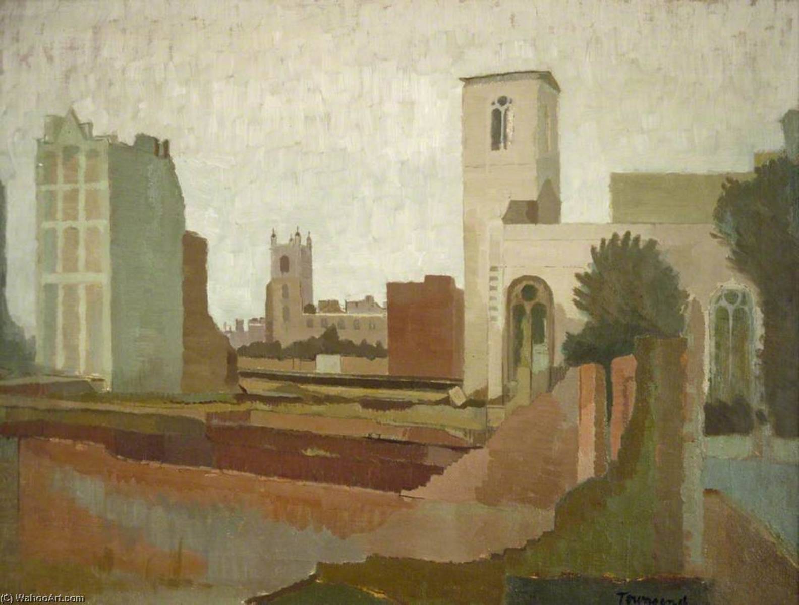 City Churches, St Mary Aldermanbury And St Giles Without Cripplegate, London — William Townsend