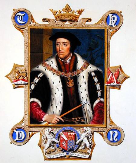 Portrait Of Thomas Howard 3th Duke Of Norfolk From 'memoirs Of The Court Of Queen Elizab — Sarah Countess Of Essex