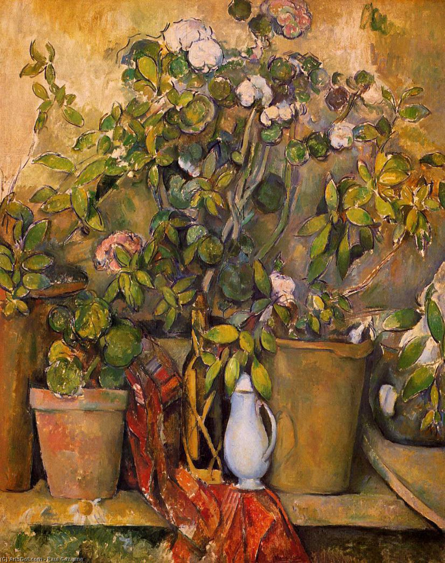 Plantas En Macetas — Paul Cézanne