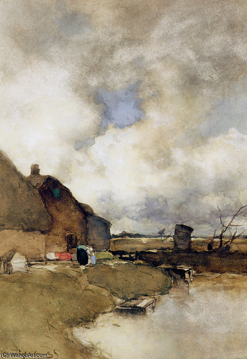 Farm Near Noorden — Johan Hendrik Weissenbruch