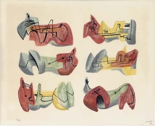 Six Reclining Figures 2 — Henry Moore
