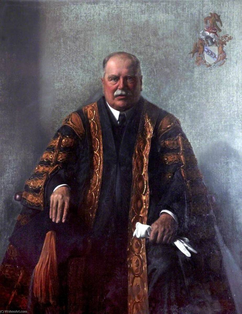 Edward George Villiers Stanley (1865–1948), The Right Honourable The Earl Of Derby, Kg, Gcb, Gcvo, Lld, Chancellor, University Of Liverpool, (1908–1948) — Edward Irvine Halliday