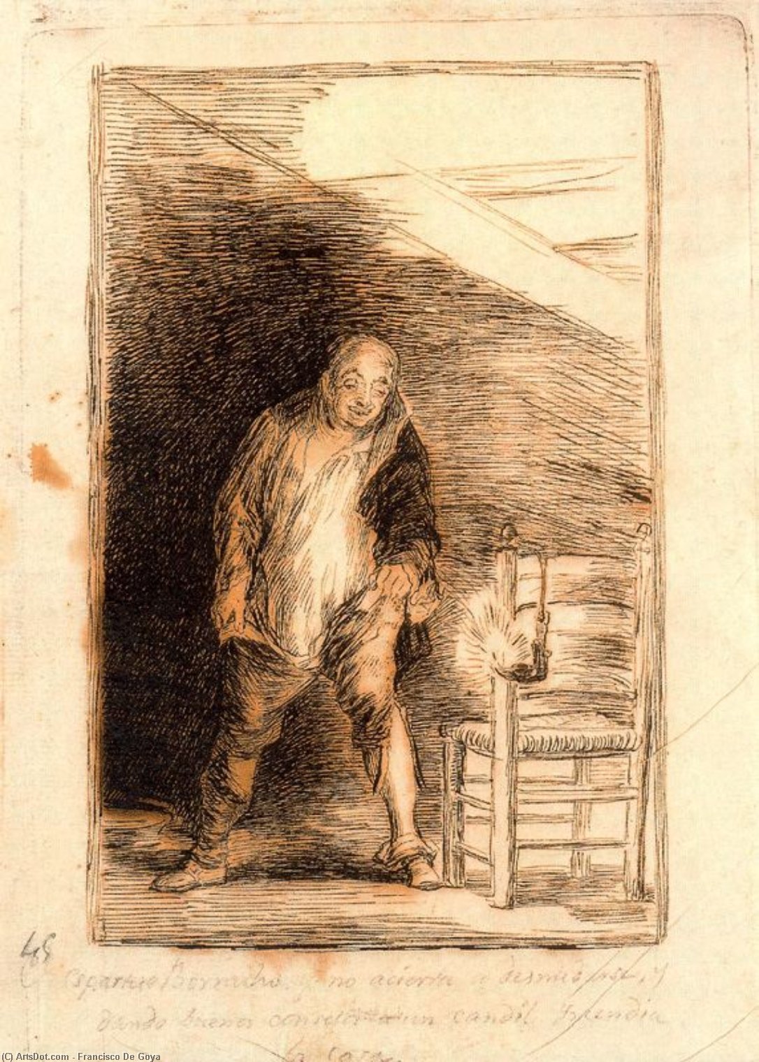 Y Se Le Quema La Casa 1 — Francisco José De Goya Y Lucientes