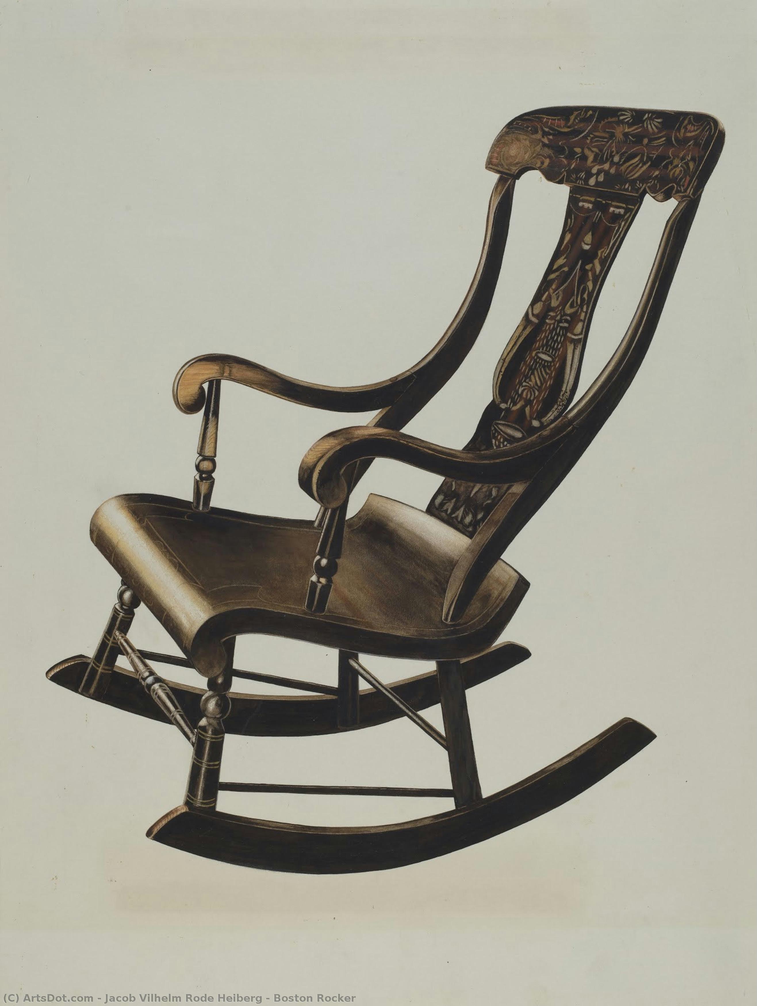 Boston Rocker — Jacob Vilhelm Rode Heiberg